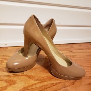 Nine west nude heels